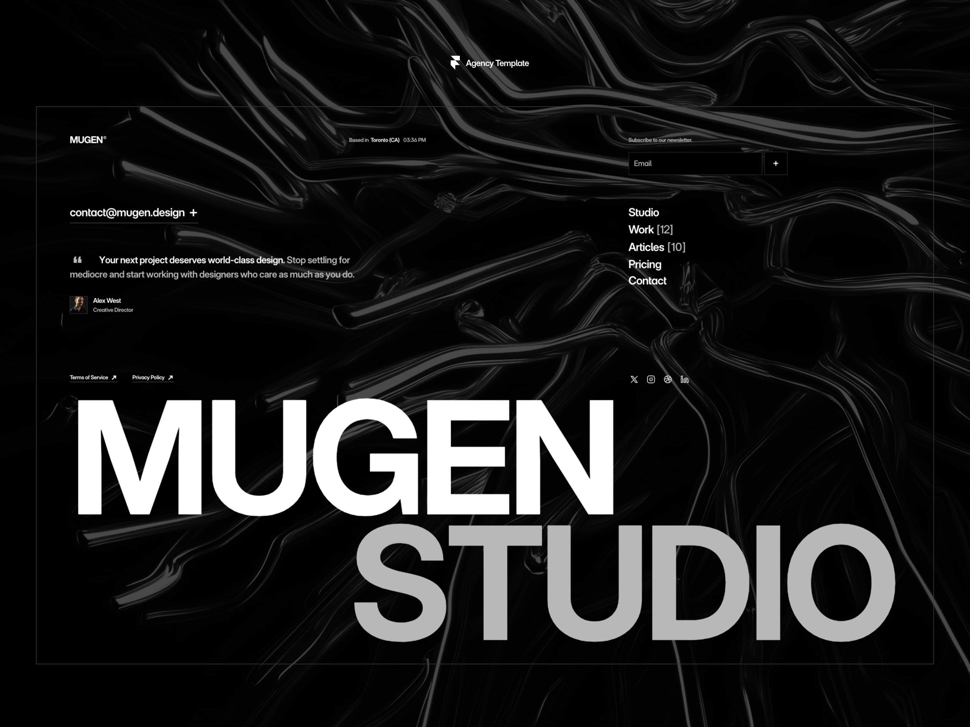 Mugen — Ultimate Design Agency Template