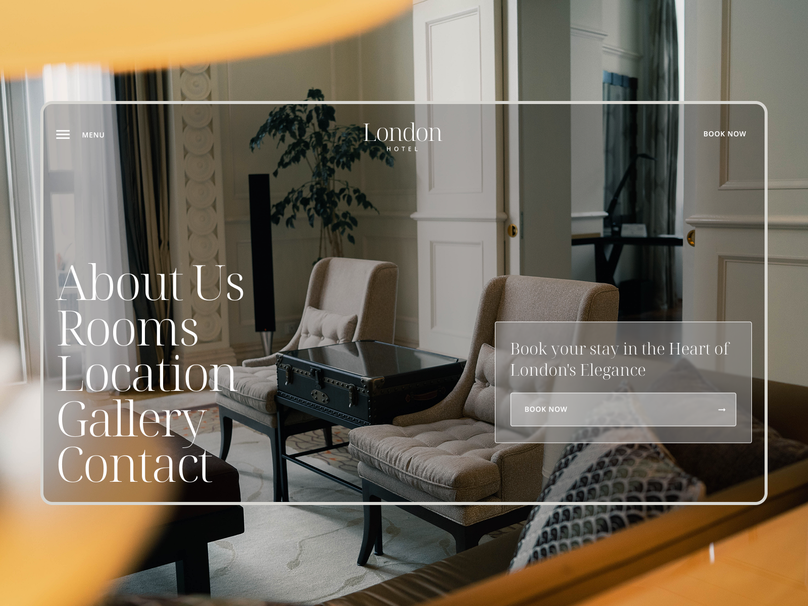 London Hotel - Framer Template
