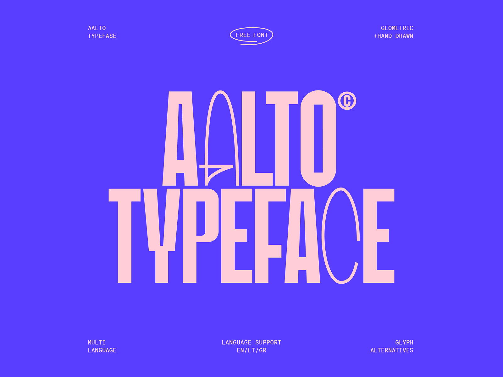 Aalto OpenType Display Font