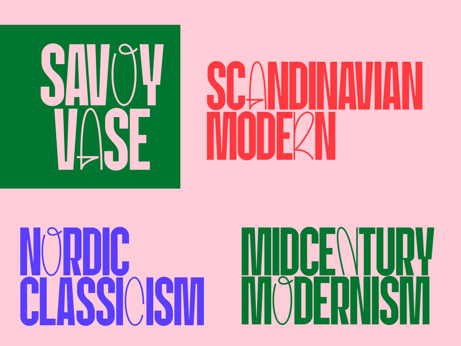 Aalto OpenType Display Font