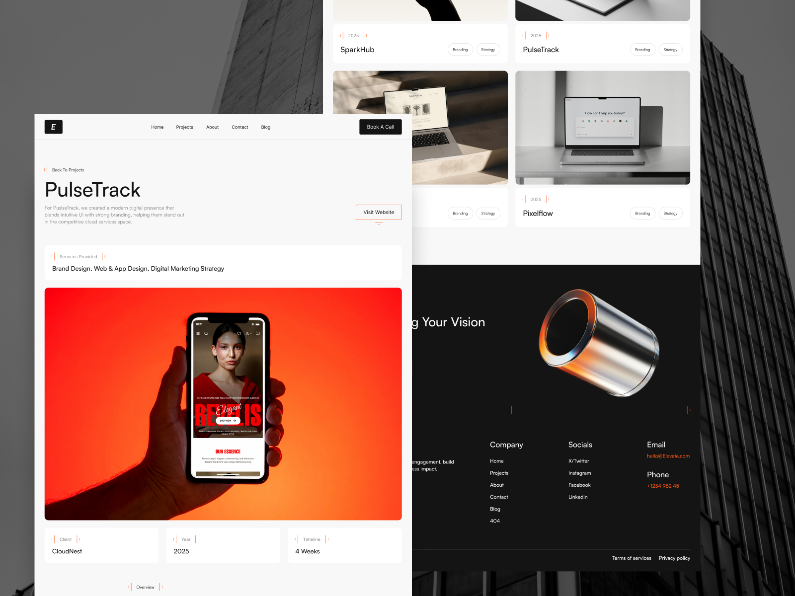Elvora - Agency Template