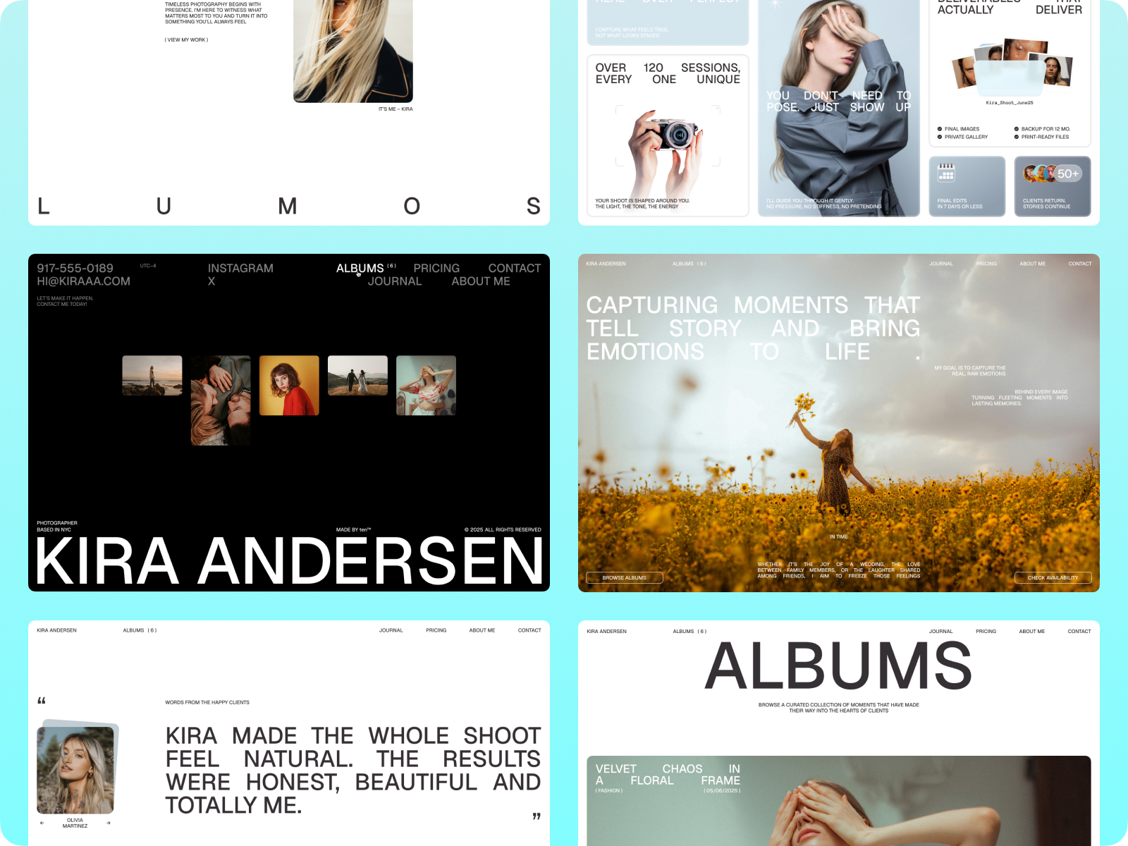 Lumos — Photography Portfolio Template