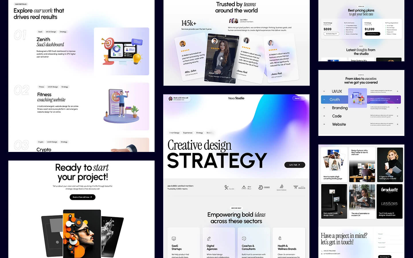Nexo Studio - Portfolio & Agency Website Template