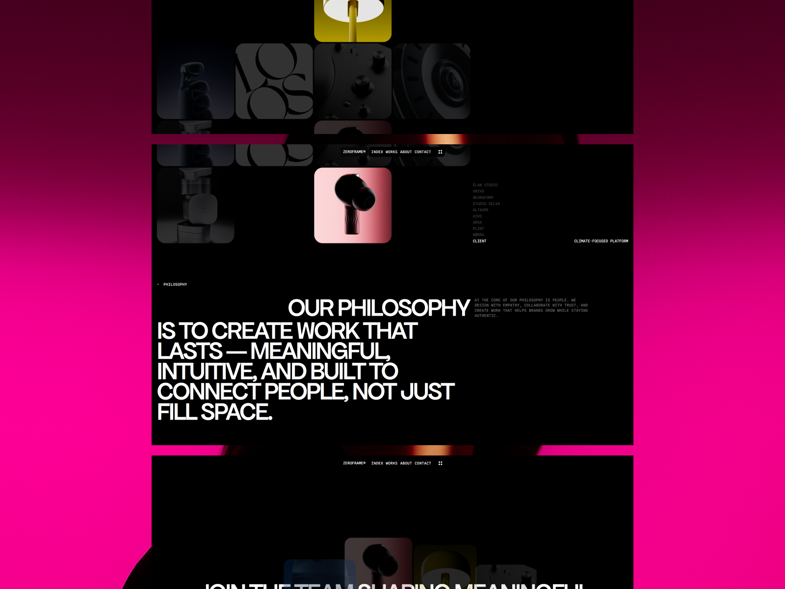 ZeroFrame — Digital Agency