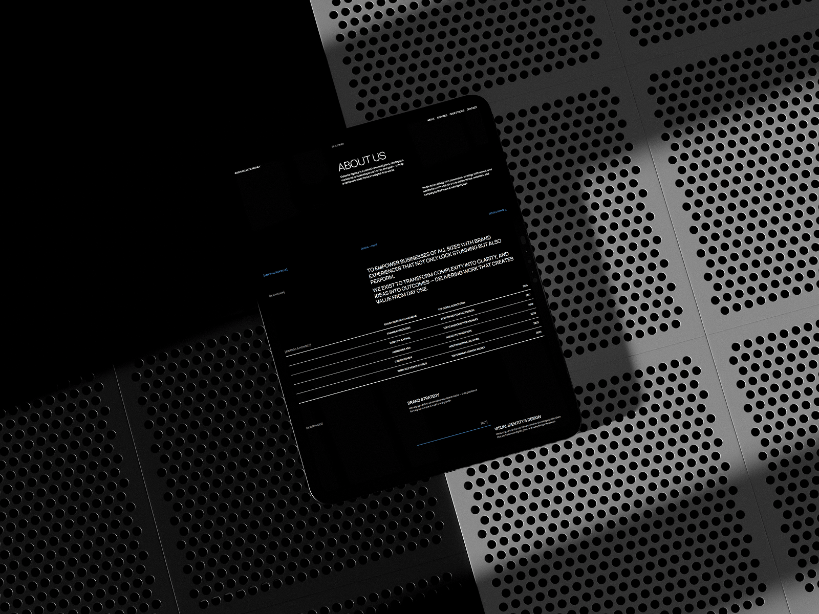 Celestia — A Bold Agency Website Template