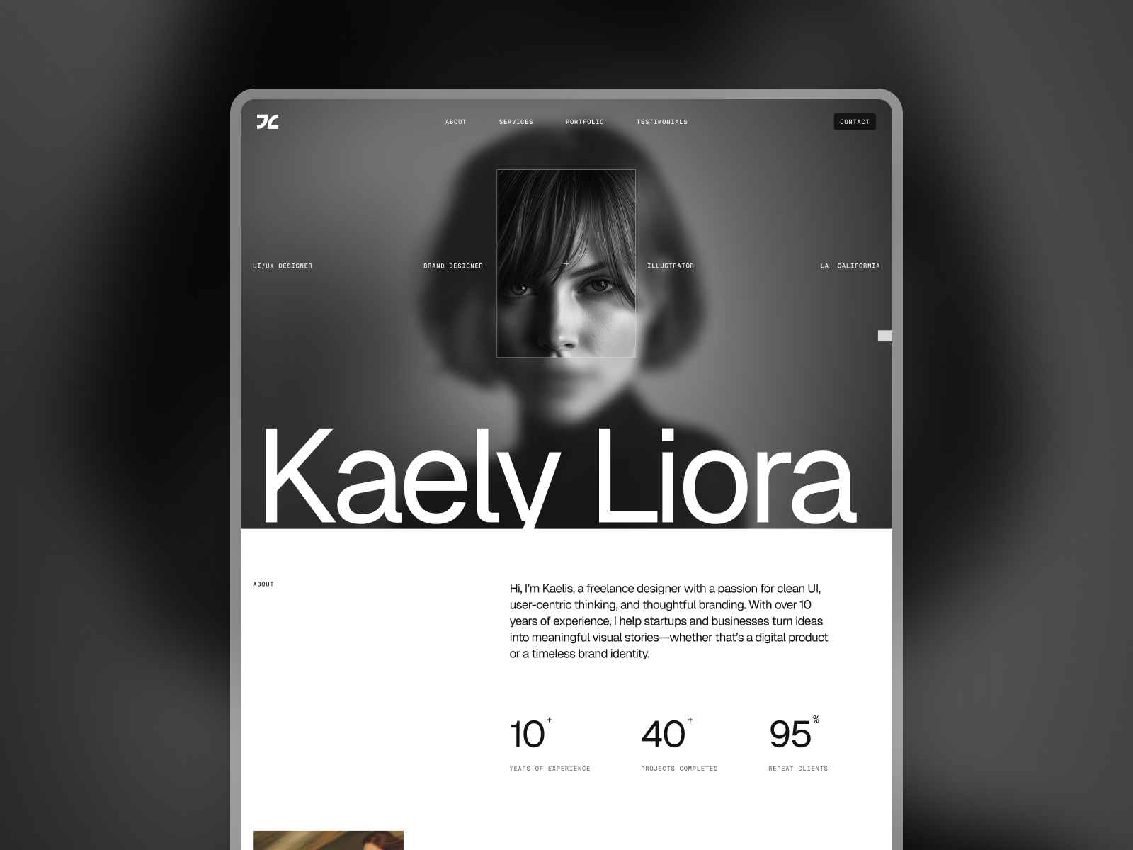 Exvia - Portfolio Webflow Template (FREE FIGMA)
