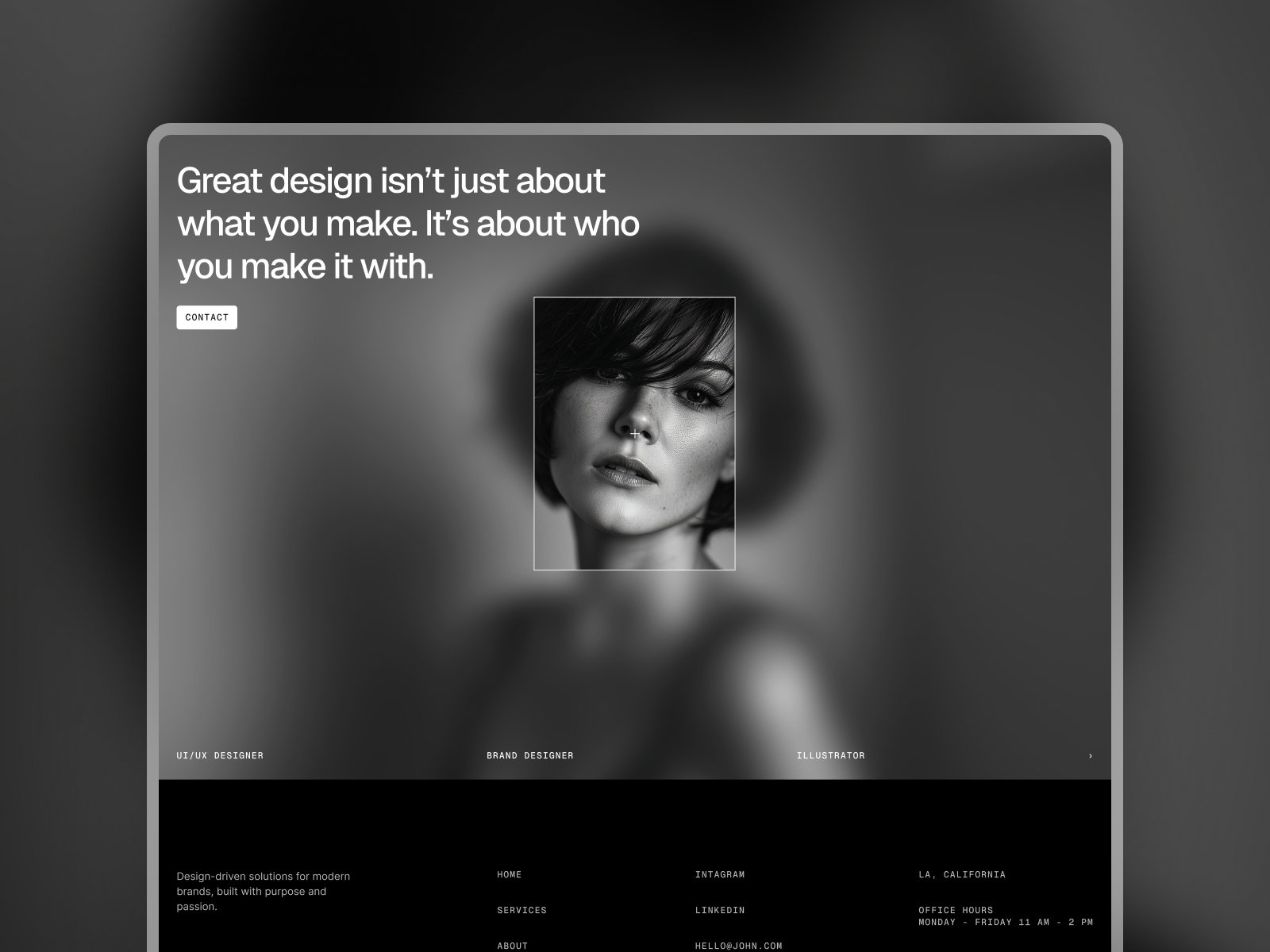 Exvia - Portfolio Webflow Template (FREE FIGMA)