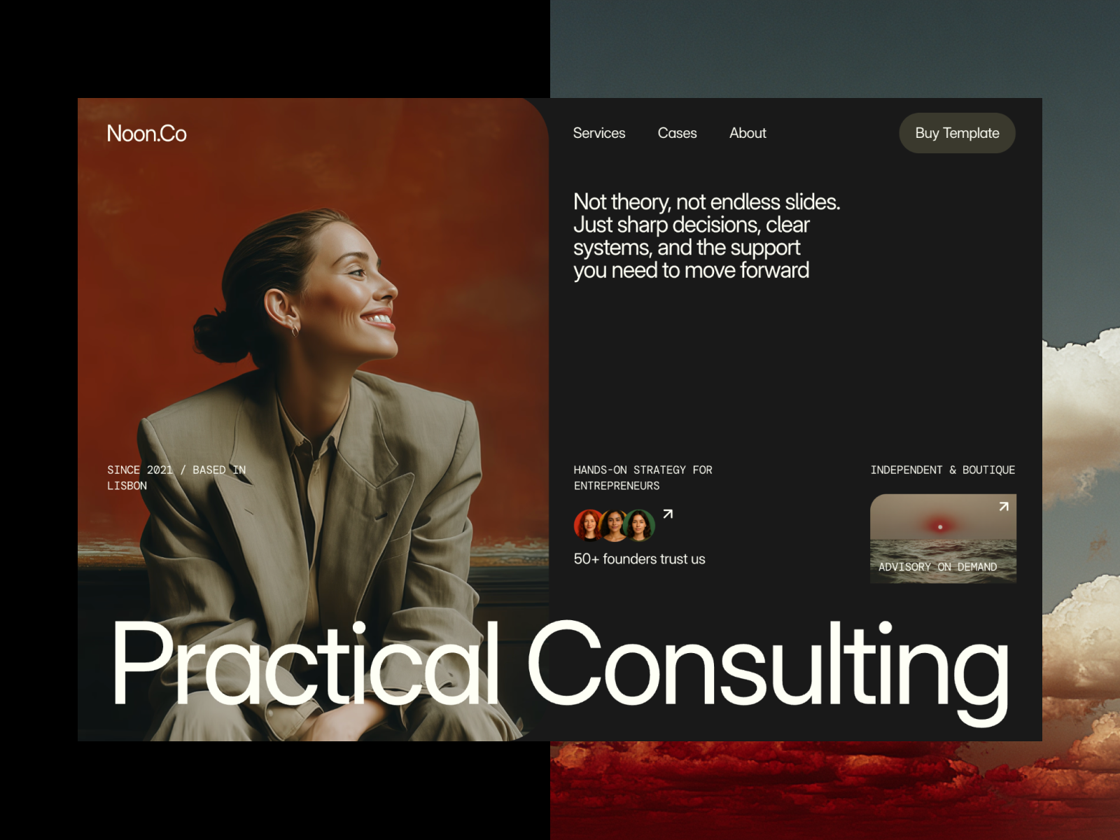 Noon — Consulting & Agency Website Template