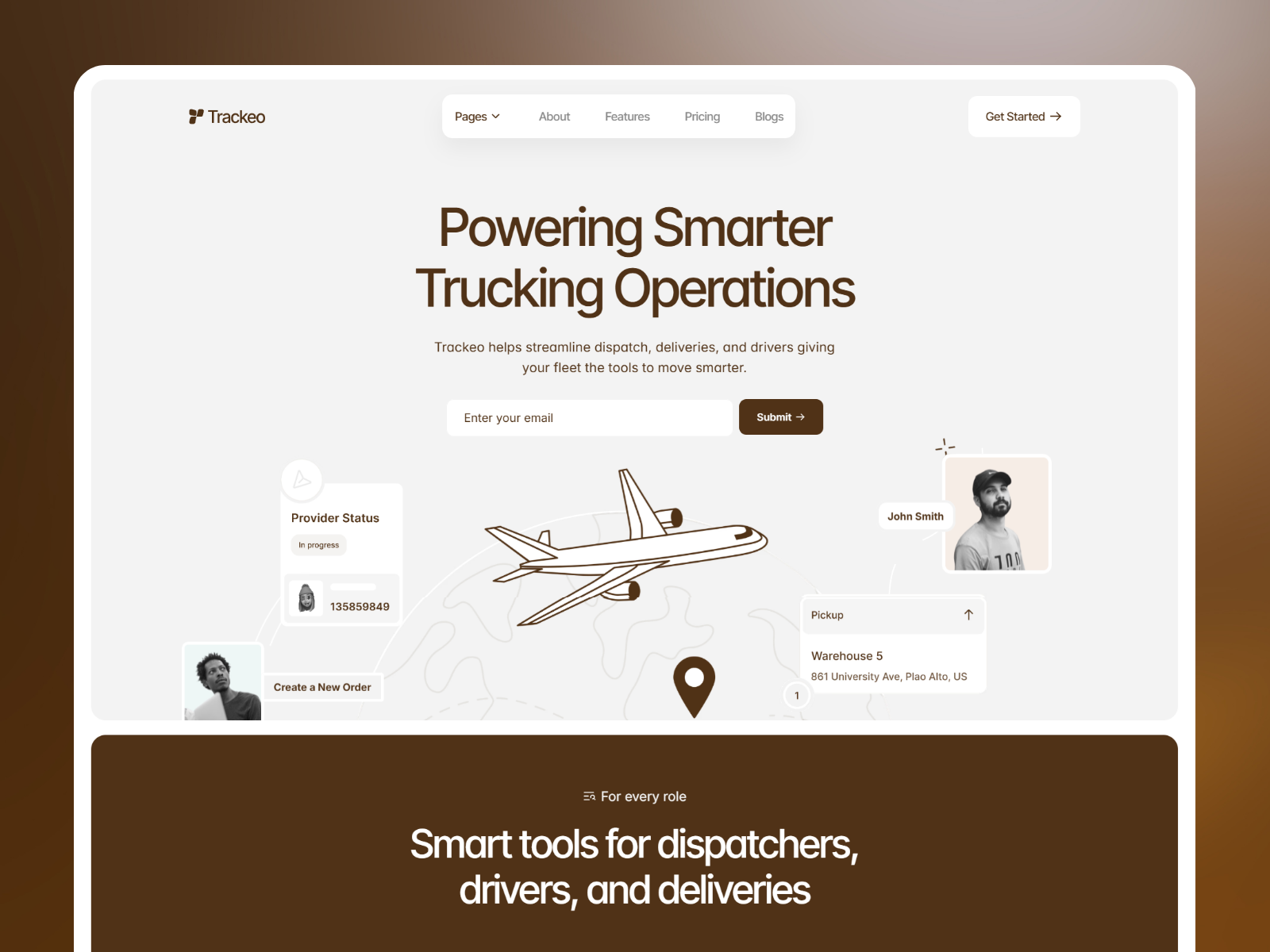 Trackeo - Travel SaaS Platforms Template