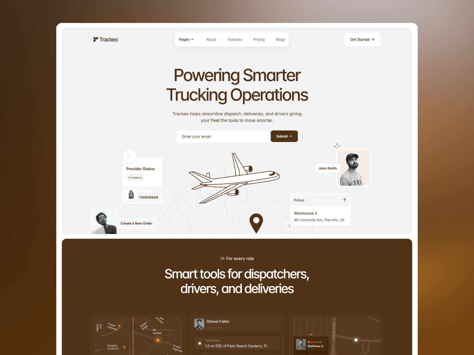 Trackeo - Travel SaaS Platforms Template