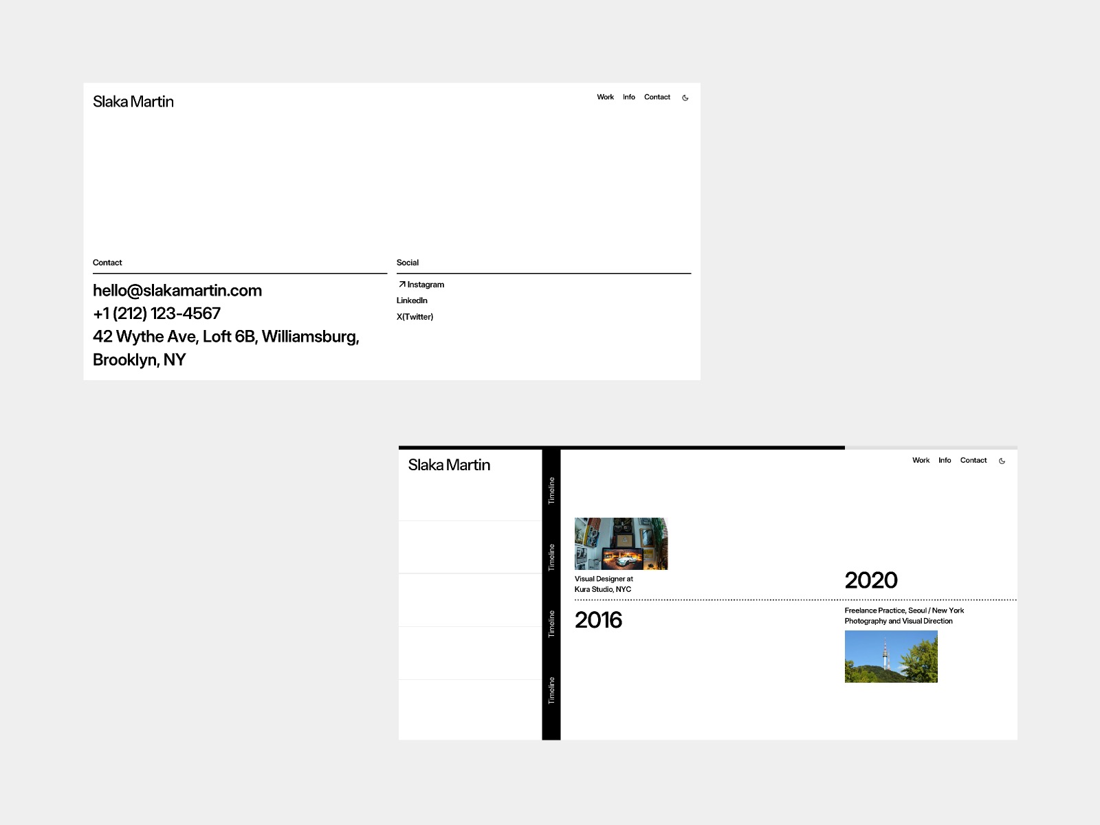 Slaka Martin — Framer Portfolio Template