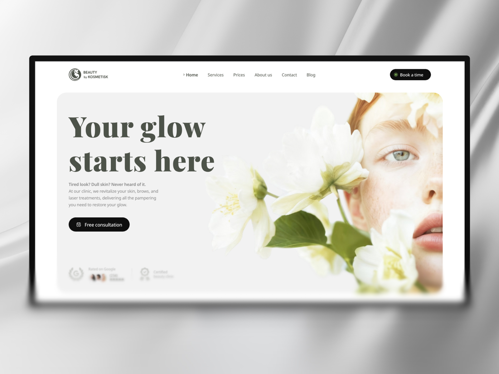 Kosmetisk – Beauty Clinic Framer Template