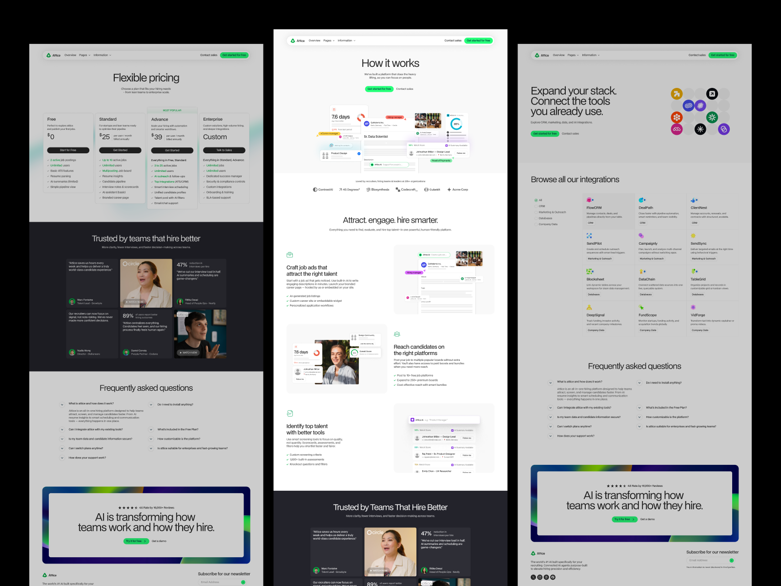 Attice Webflow SaaS Template