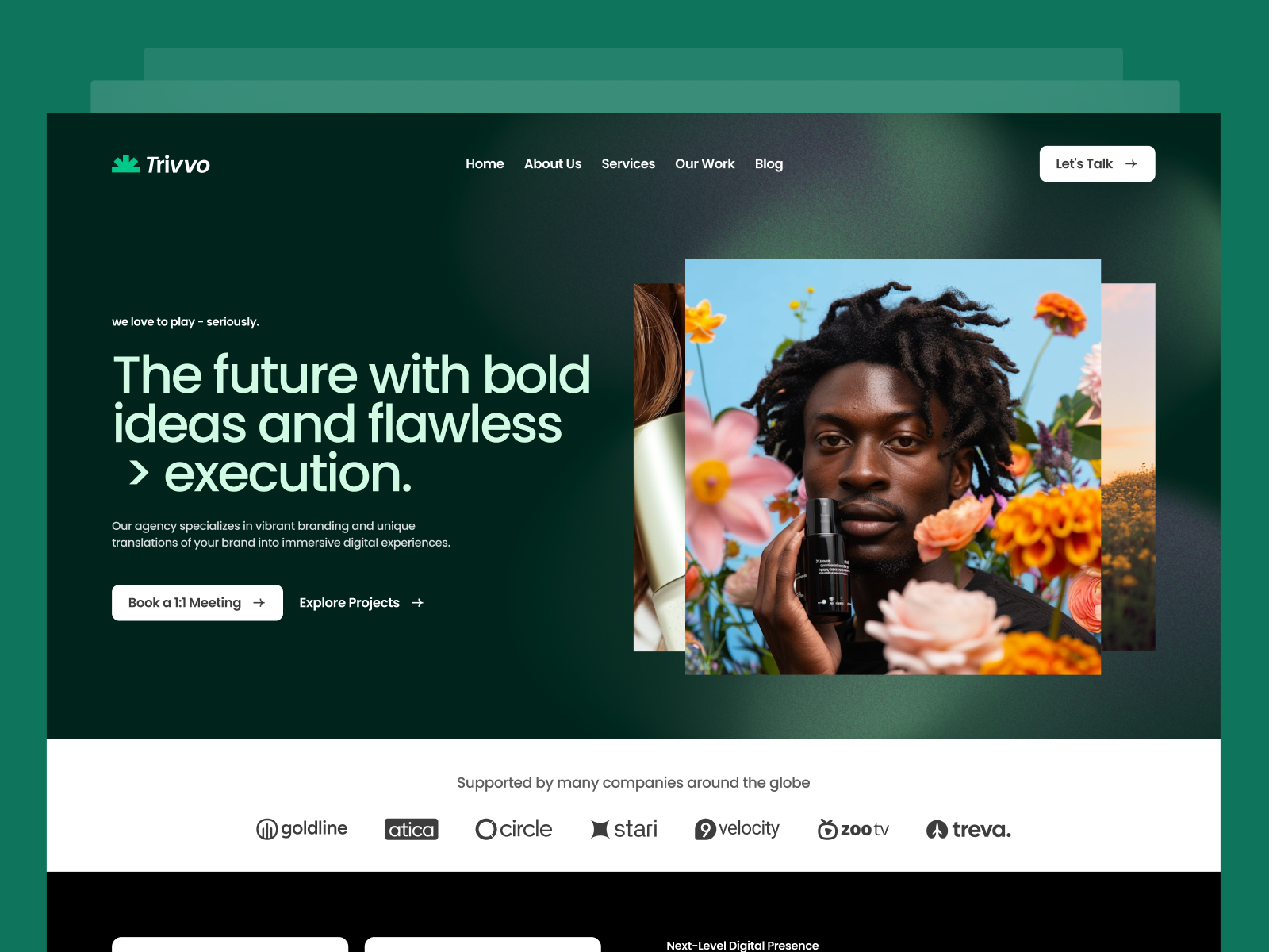 Trivvo - Portfolio & Agency Webflow Template