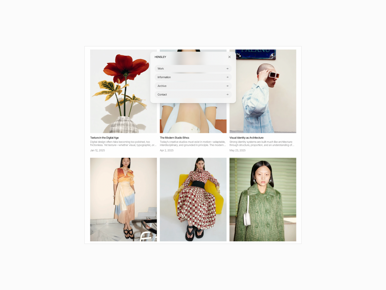 Hensley — Modern Framer Template