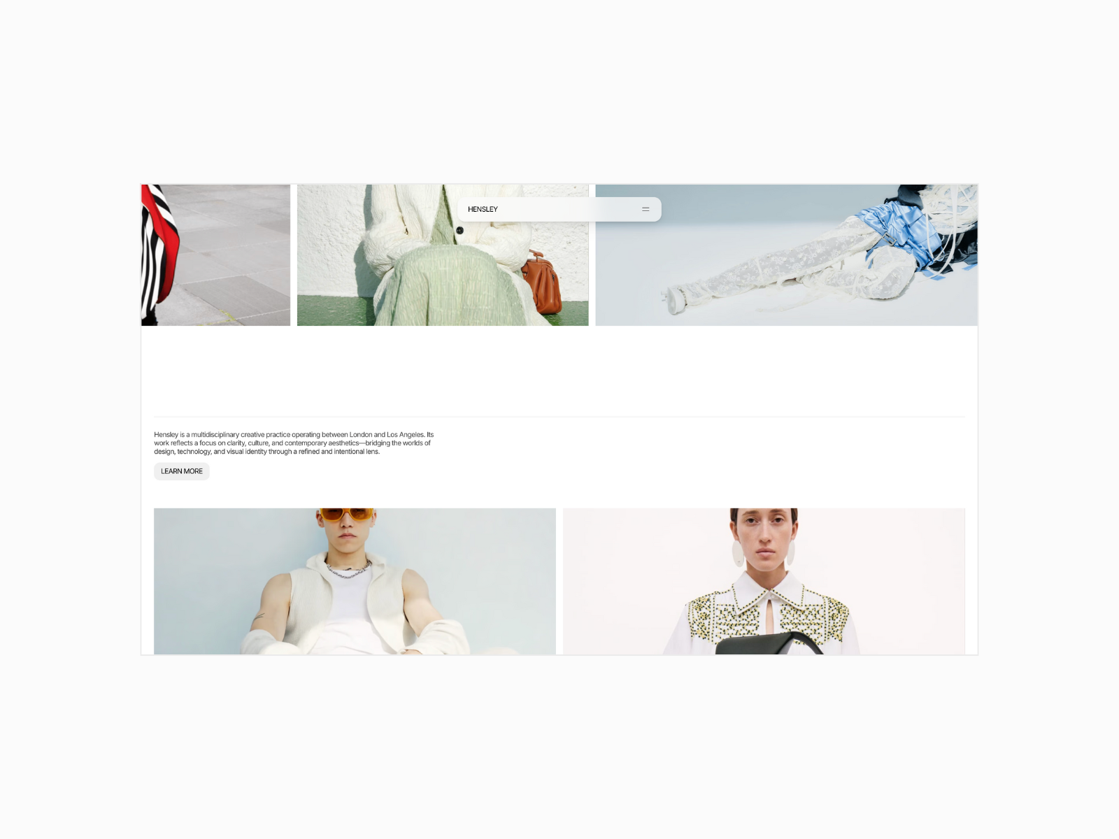 Hensley — Modern Framer Template