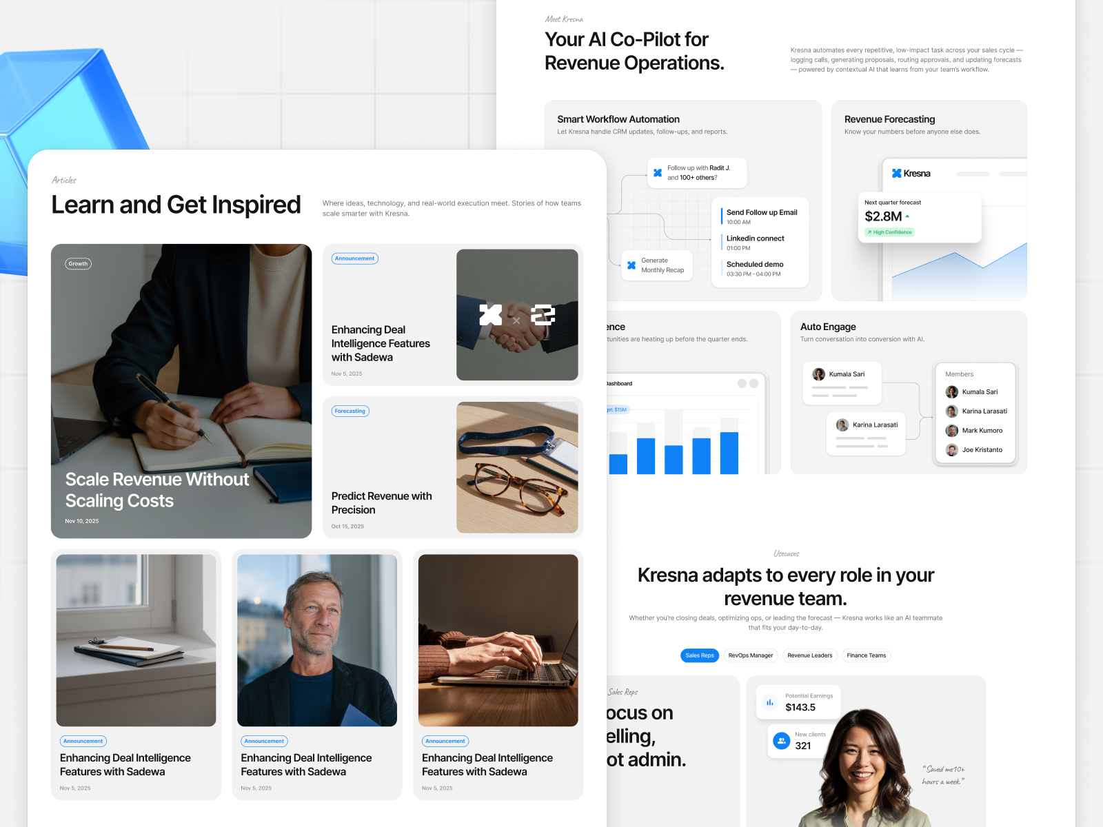 Kresna - AI SaaS Framer Template