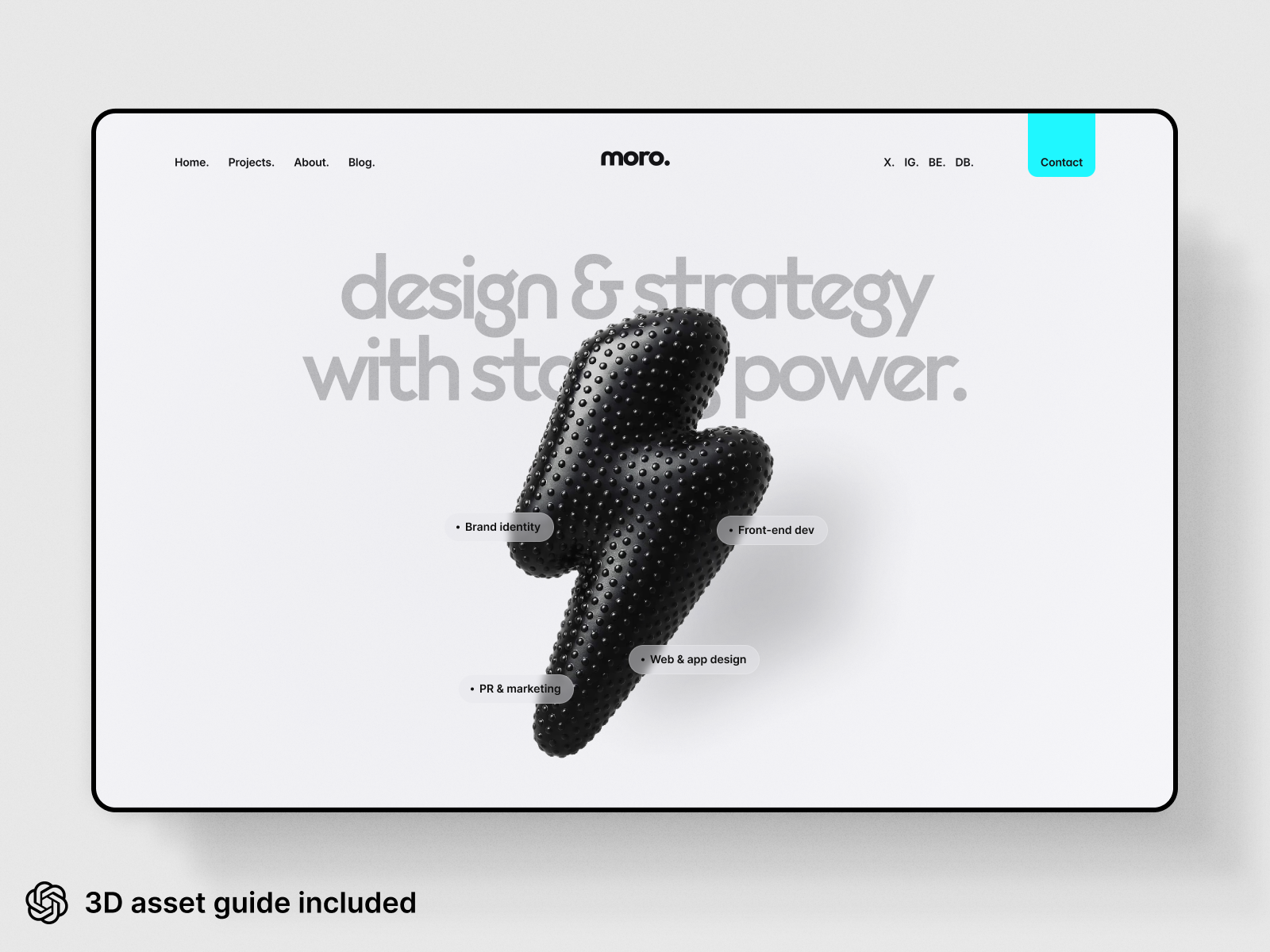 T.D_Moro A bold studio framer template