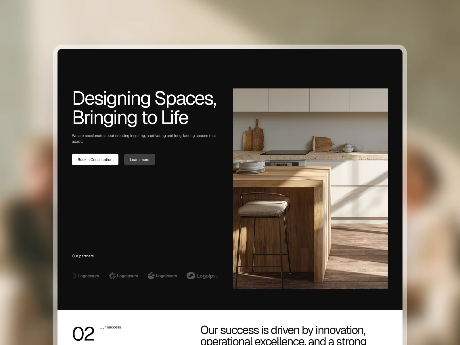 Luzen | Architecture Webflow template (FREE FIGMA)