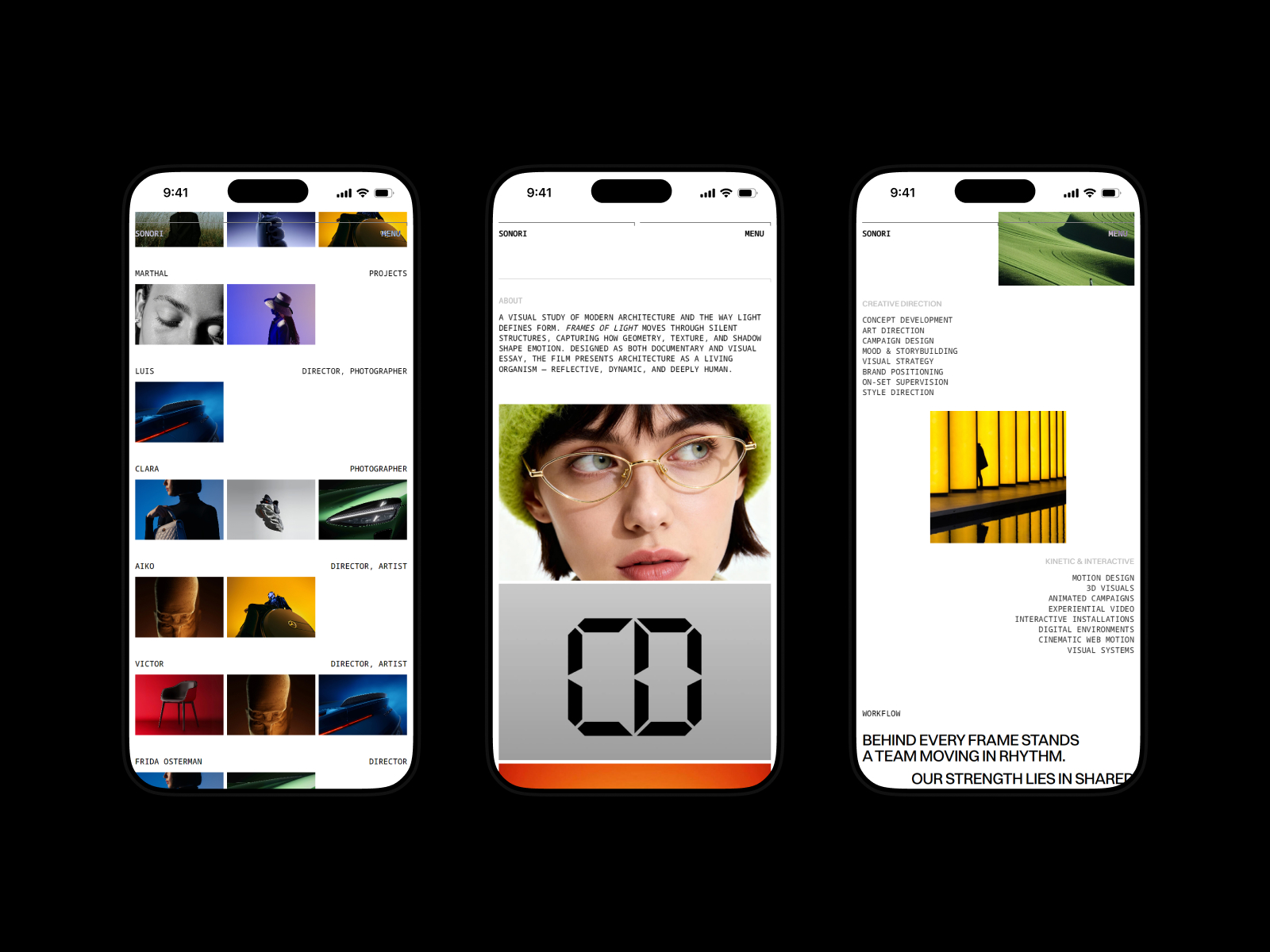 Sonori — Creative Portfolio Template