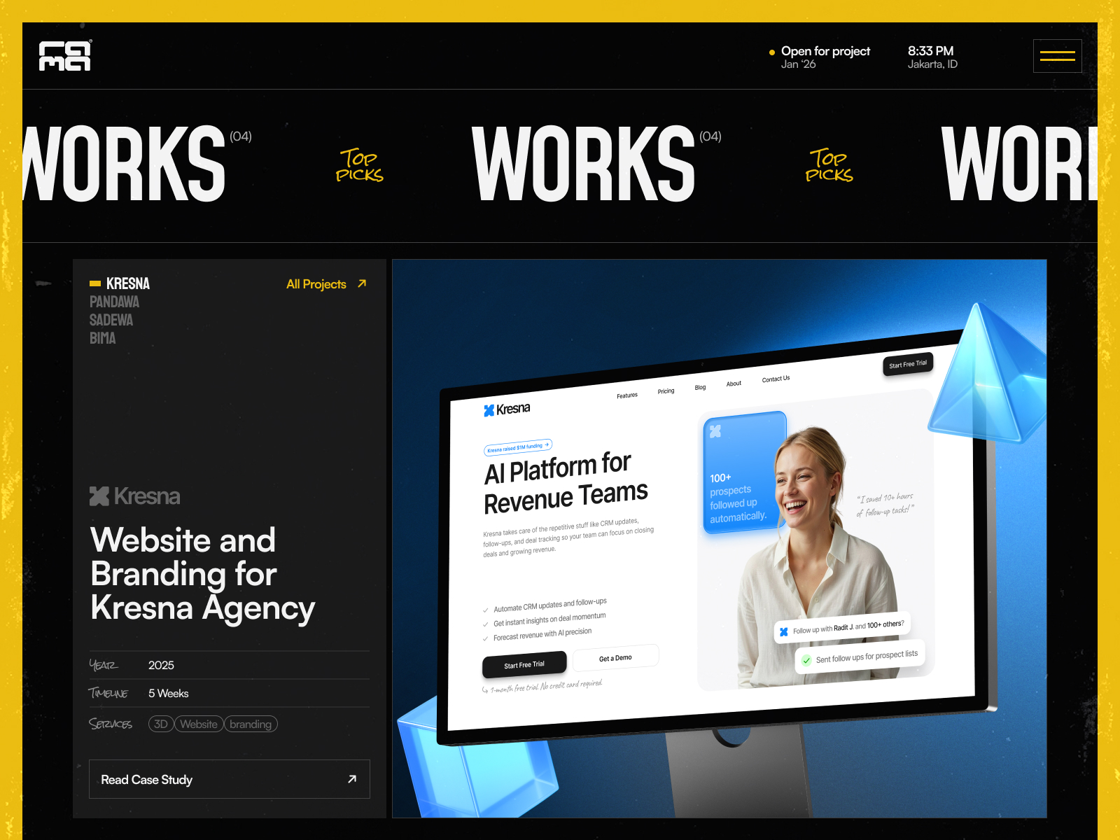 Rama - Creative Agency Framer Template