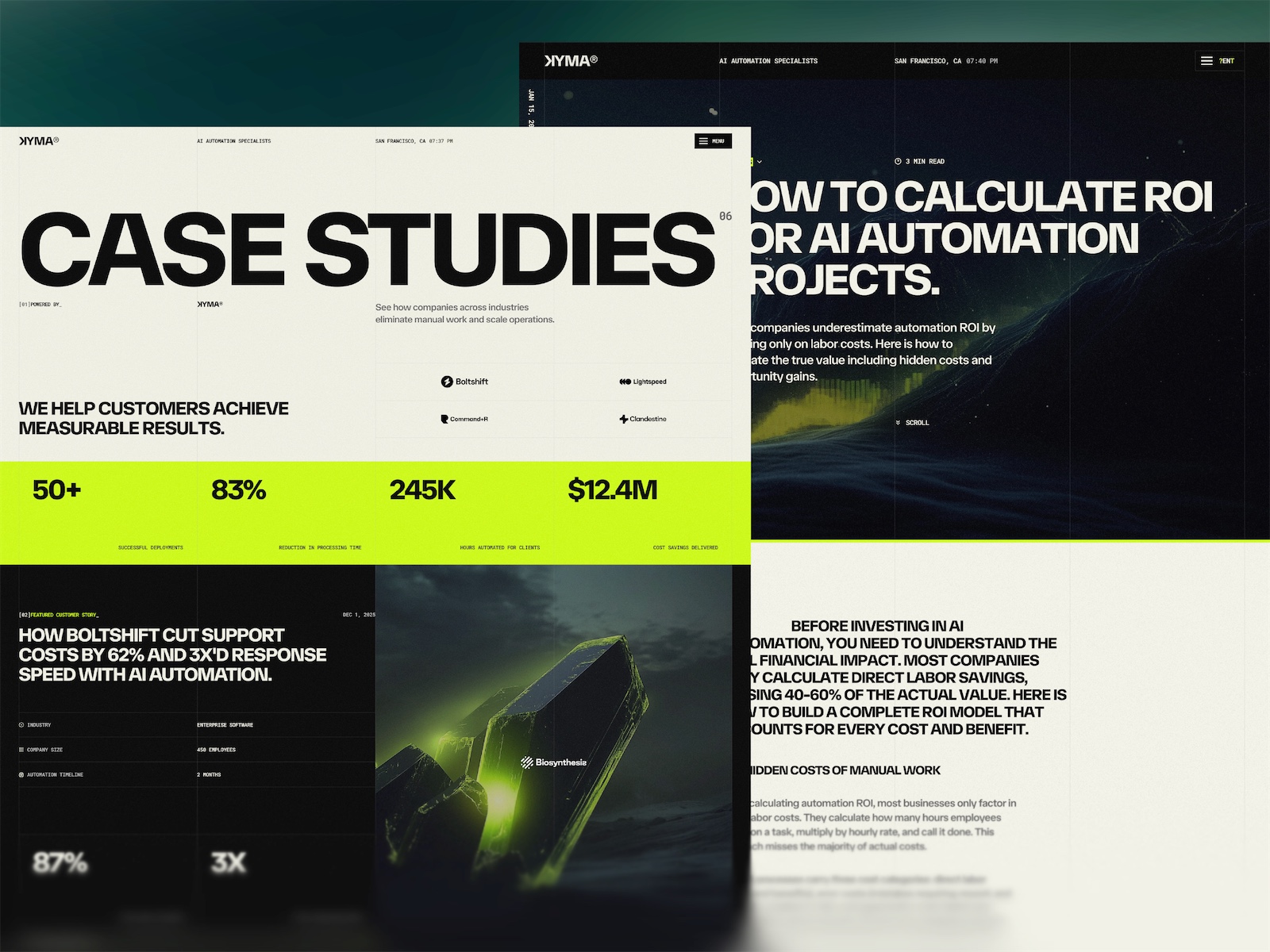 KYMA - AI Automation Agency Framer Template