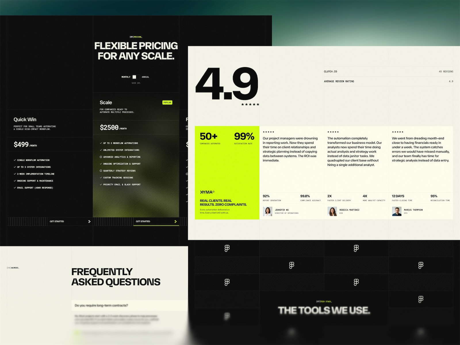 KYMA - AI Automation Agency Framer Template