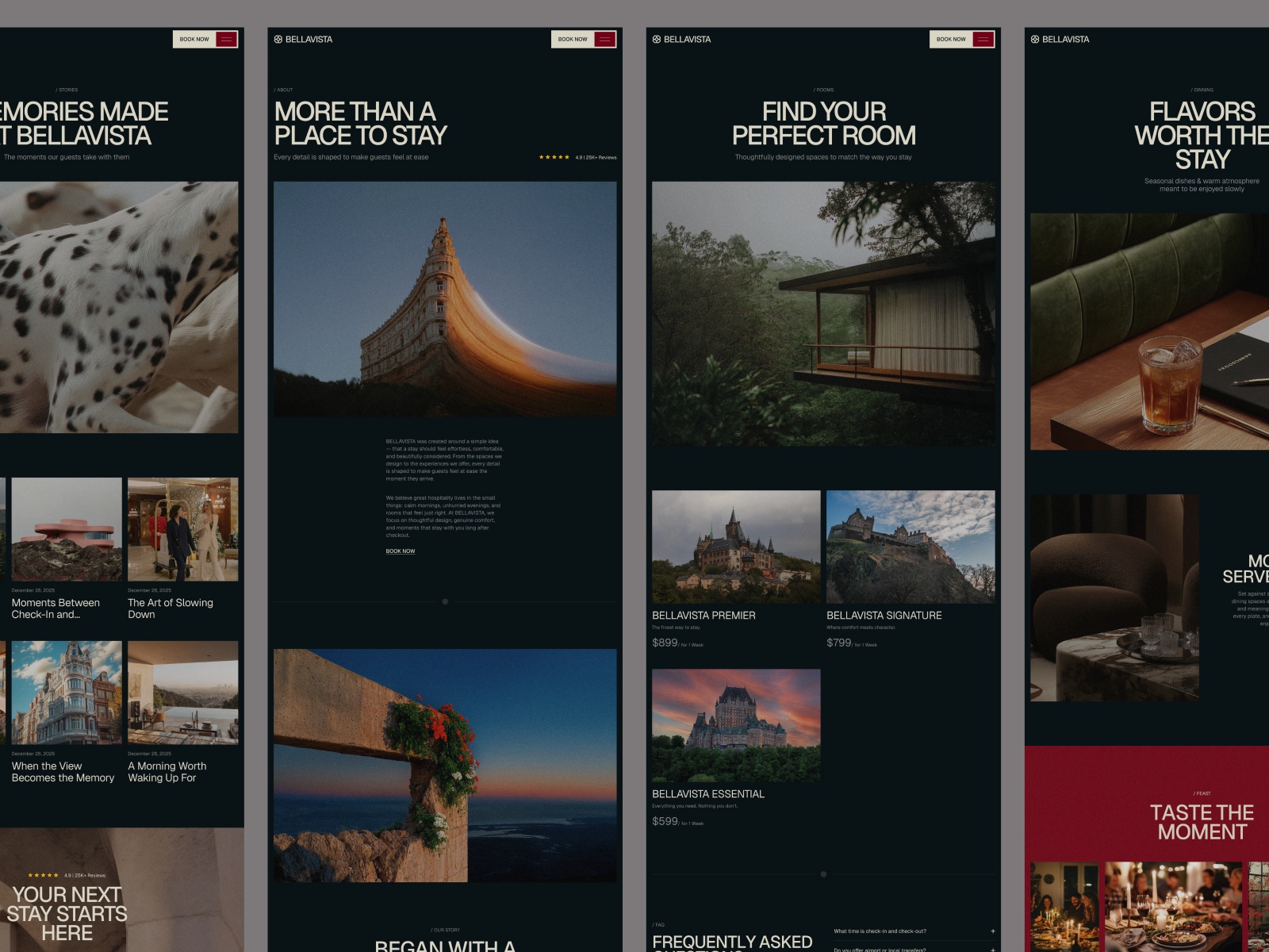 Bellavista — A Luxury Resort Framer Template