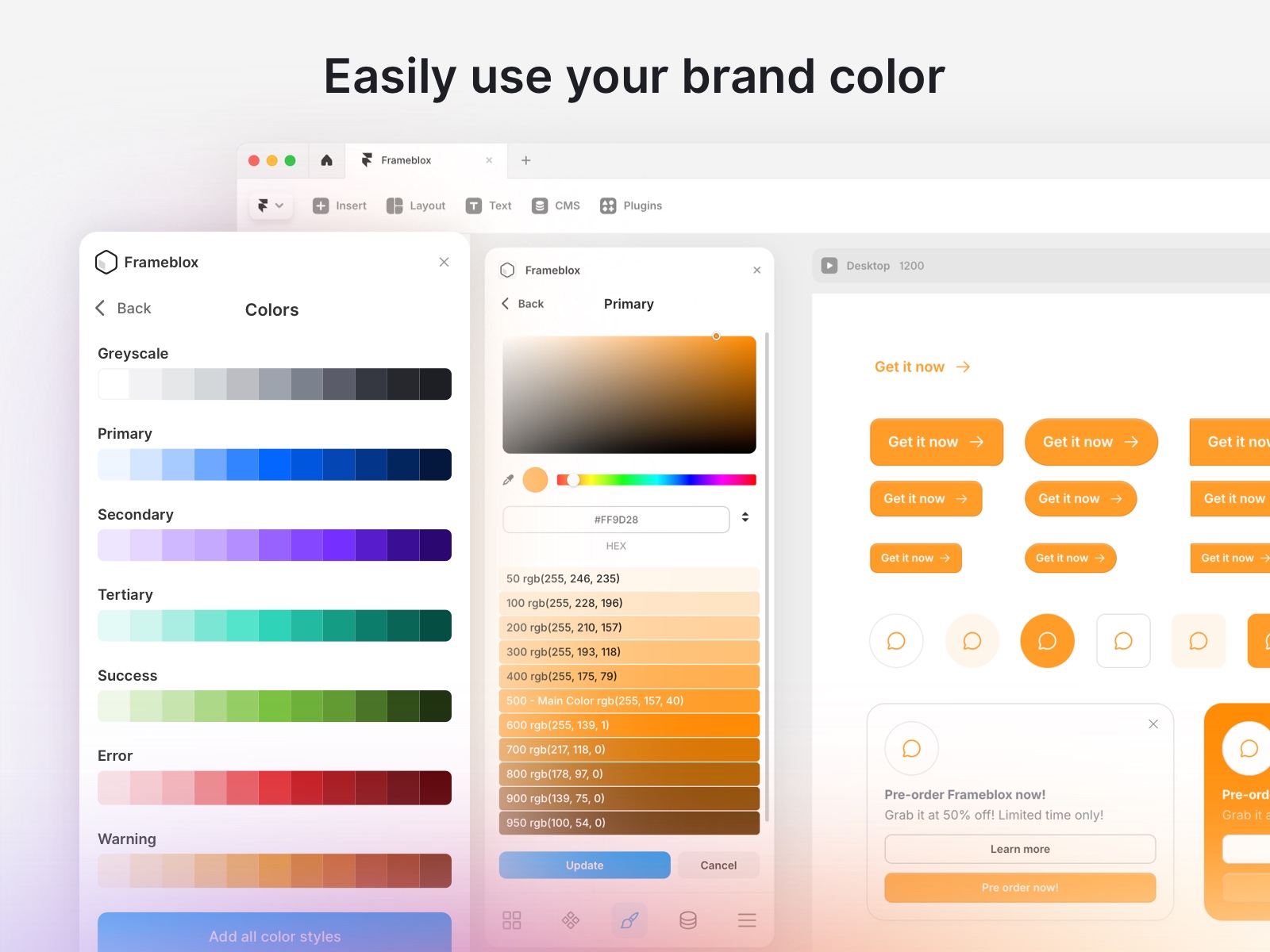 Frameblox Ultimate Framer UI kit