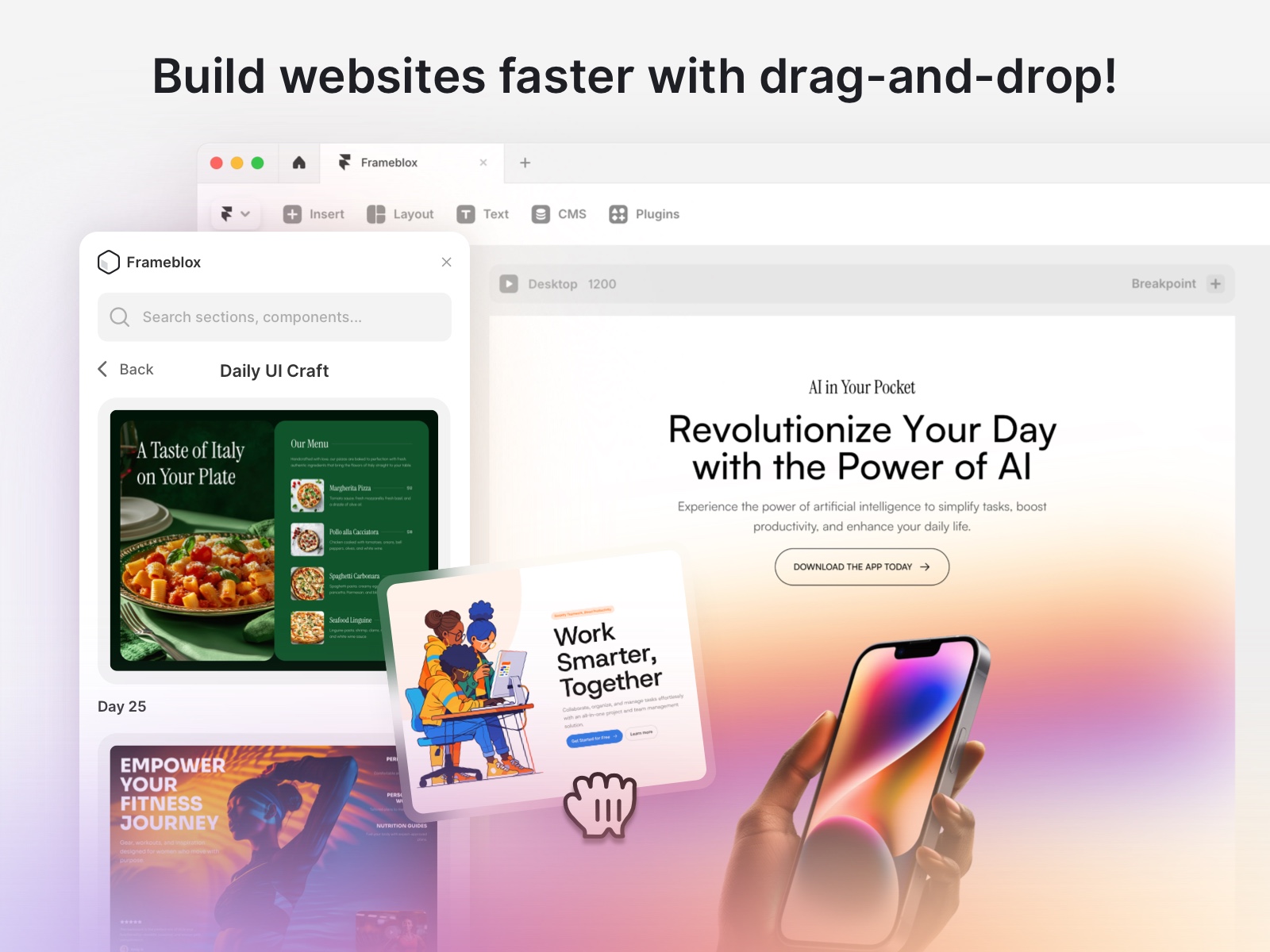Frameblox Ultimate Framer UI kit