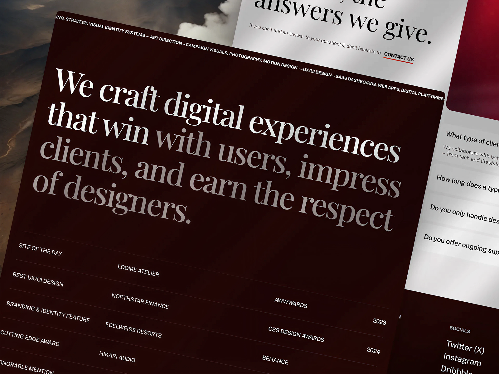 Sunder - Studio Agency Template