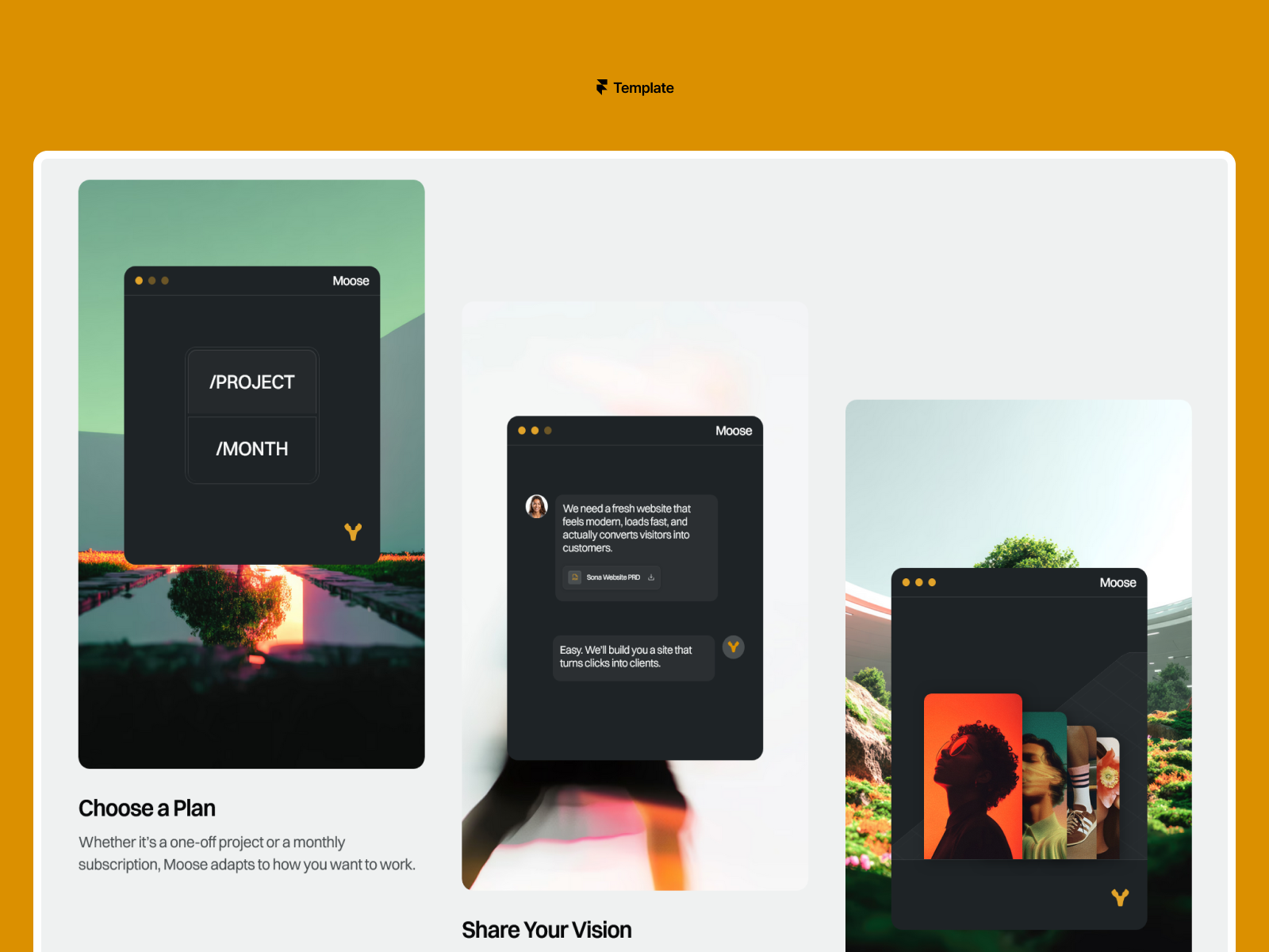 Moose - Design Agency Framer Template