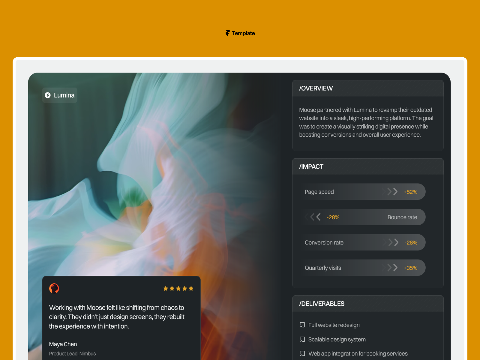 Moose - Design Agency Framer Template