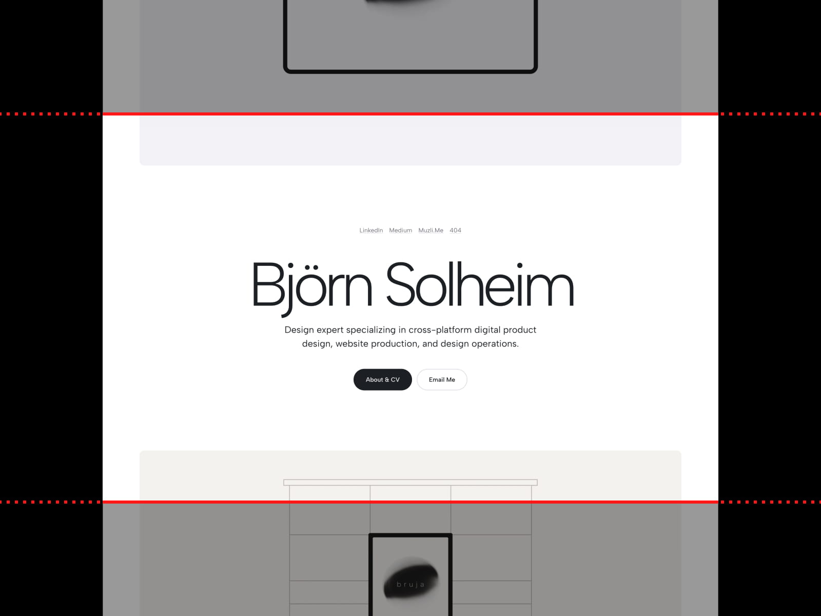 Bruja — Infinite Portfolio Template