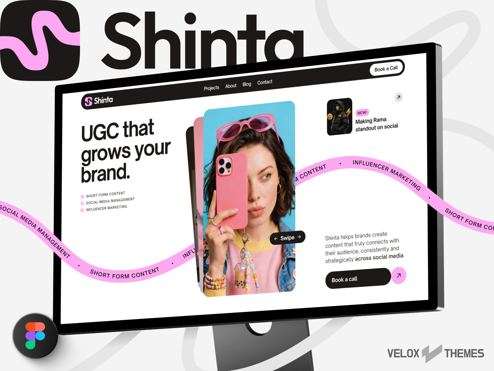 Shinta - Social Media Agency Framer Template