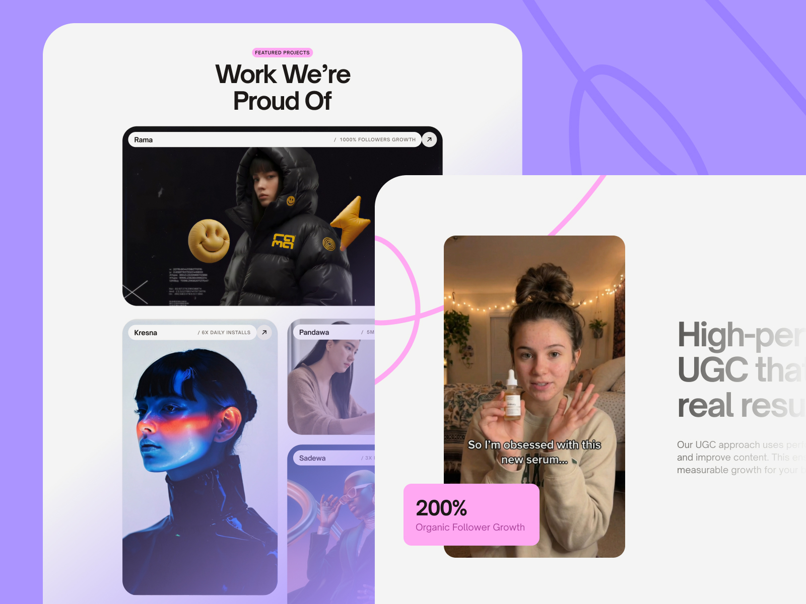 Shinta - Social Media Agency Framer Template