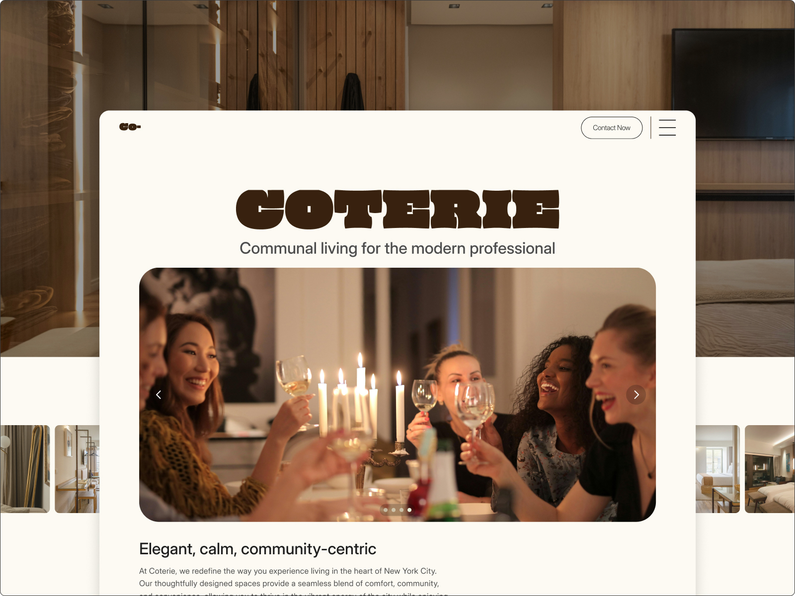 Coterie · Real Estate Framer Template