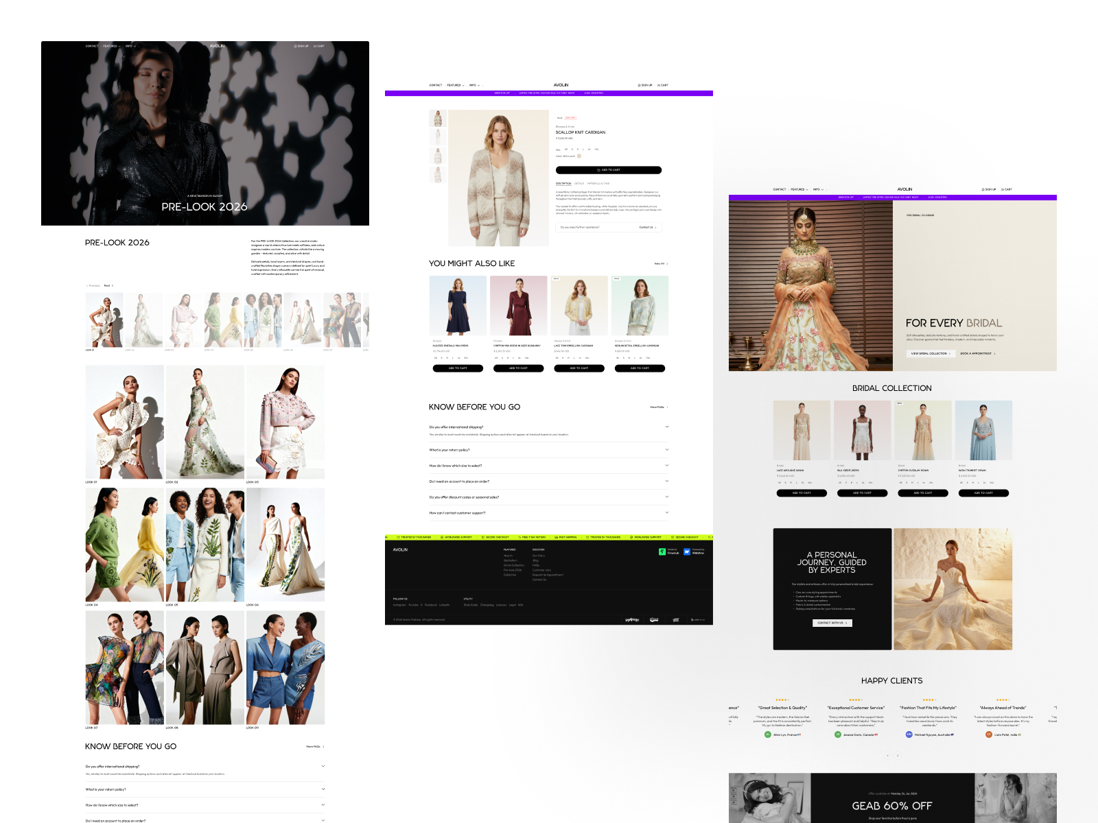 Avolin — Fashion Ecommerce Webflow Template