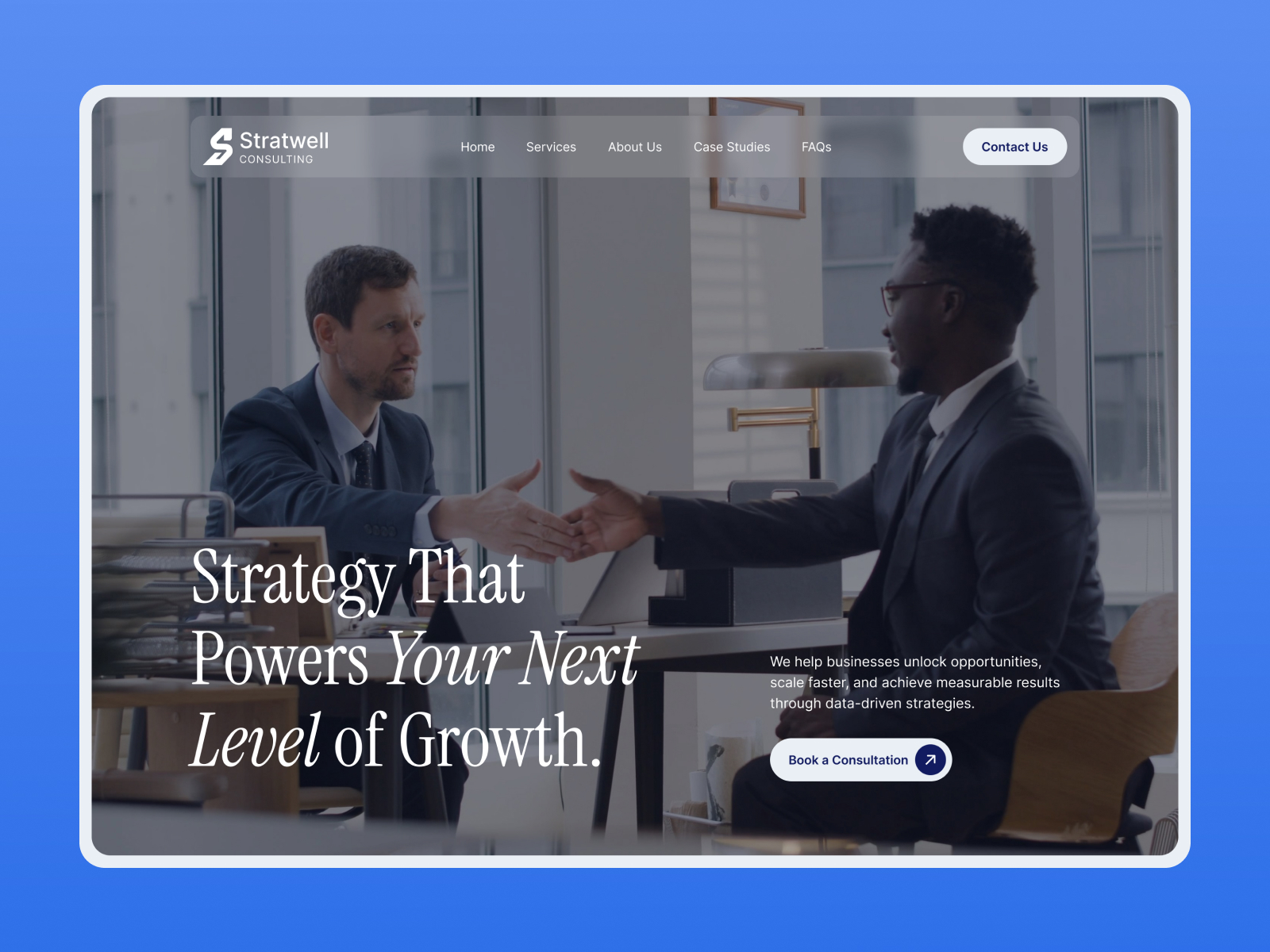 Stratwell — Business Consulting Framer Template