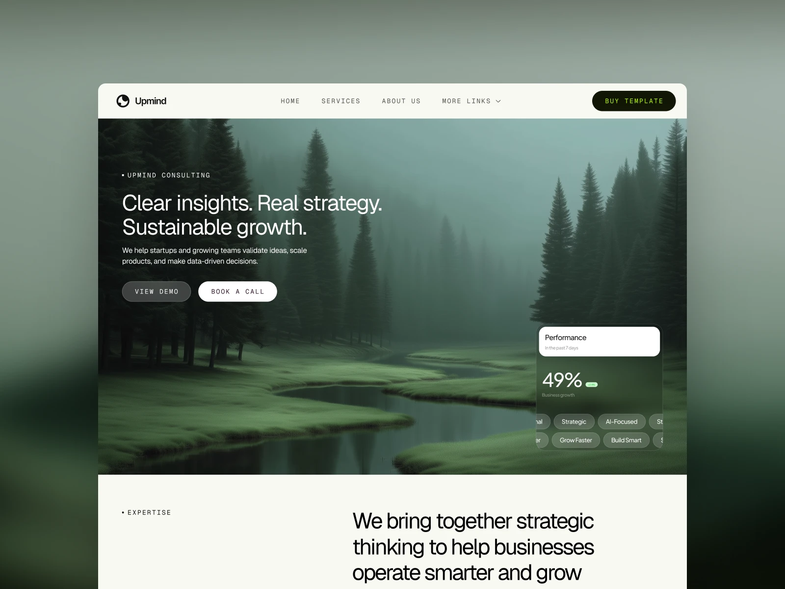 Upmind - Technology Webflow template (FREE FIGMA)