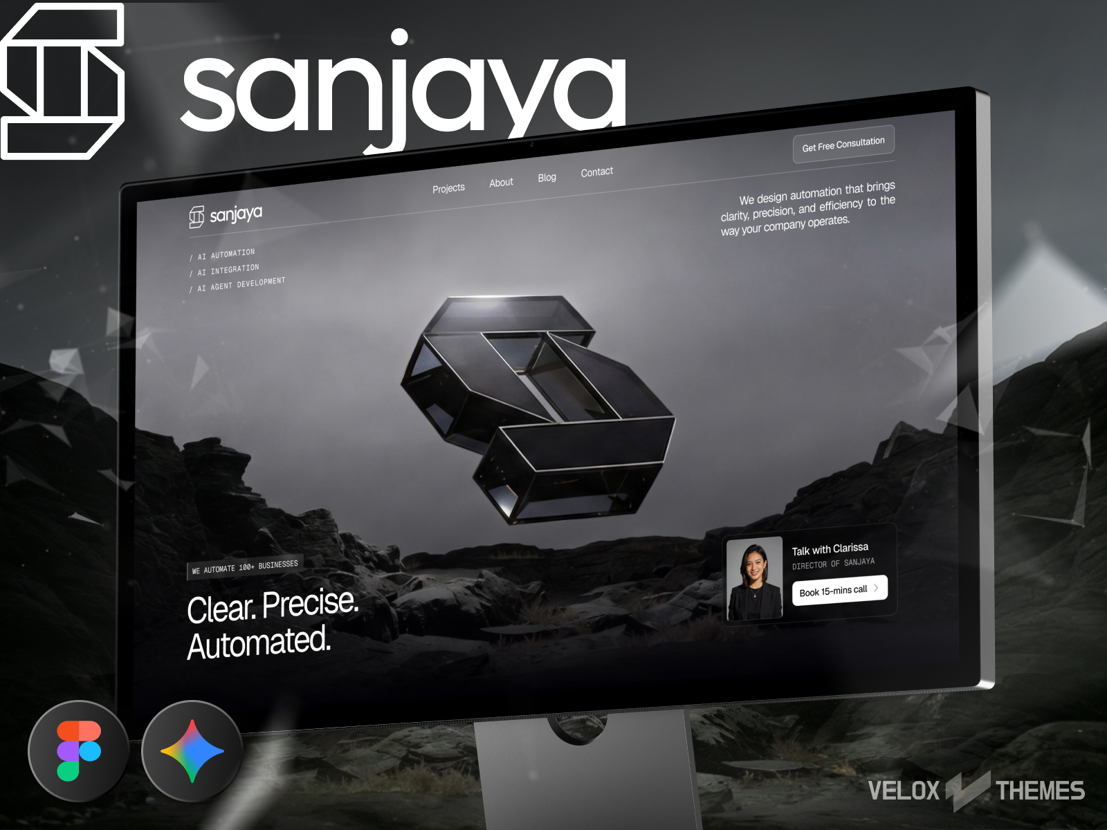Sanjaya - AI Agency Framer Template