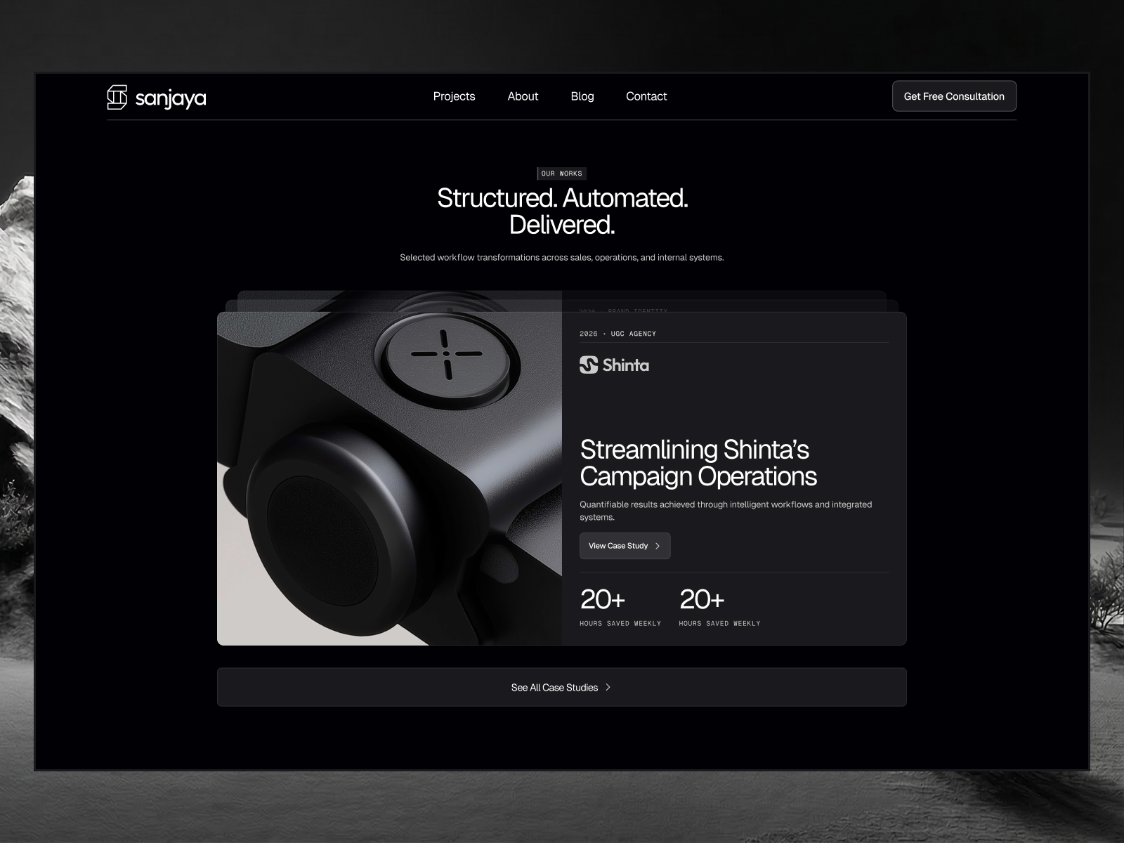 Sanjaya - AI Agency Framer Template
