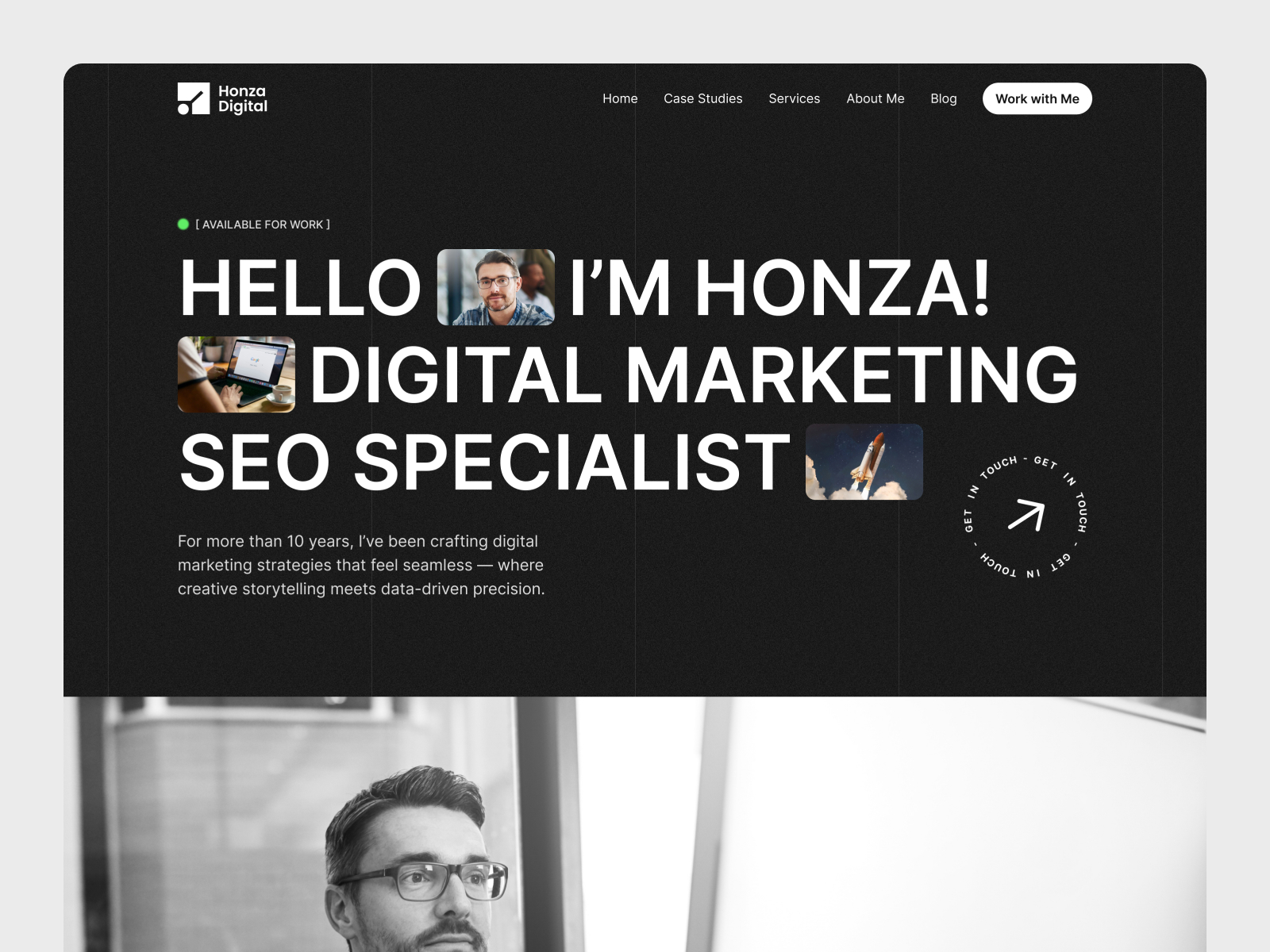 Honza - Free Digital Portfolio Website Template