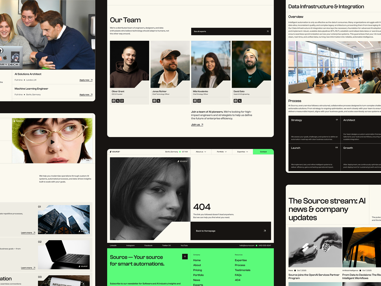 Source — AI & Enterprise Website Template