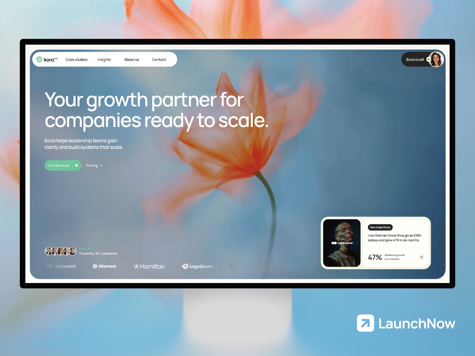 Kora - Framer template for consultants & agencies