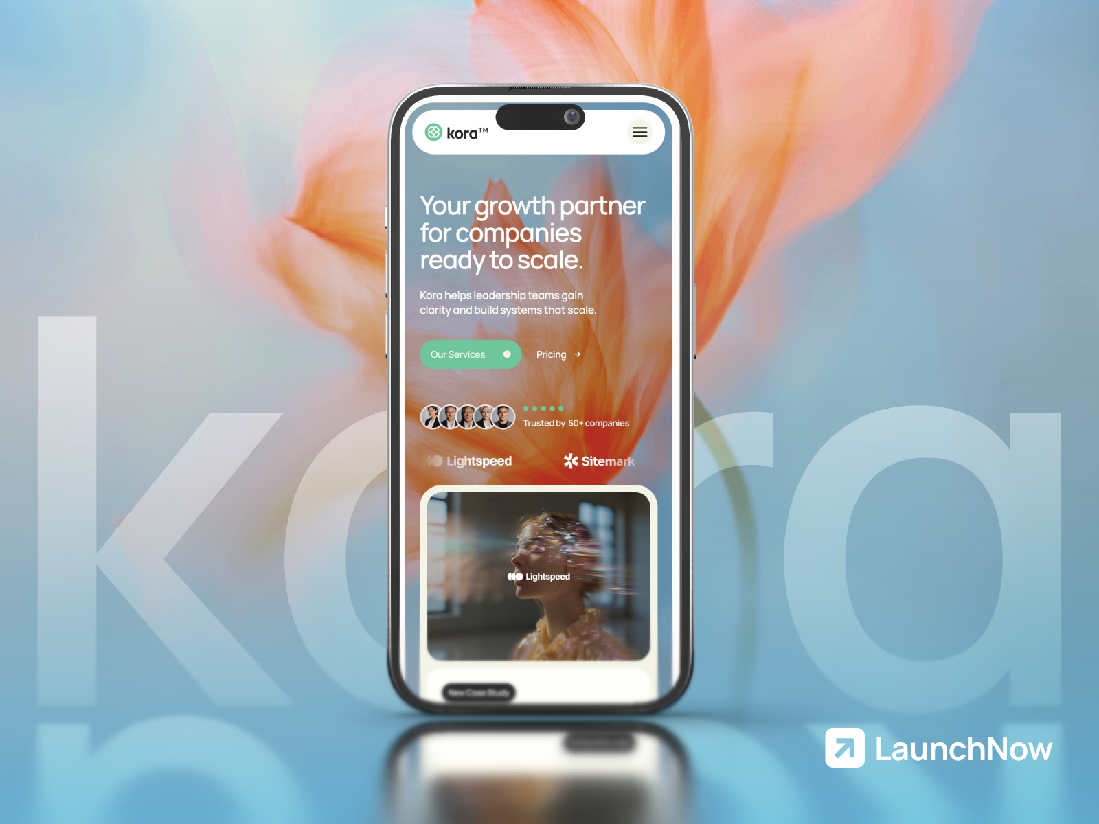 Kora - Framer template for consultants & agencies