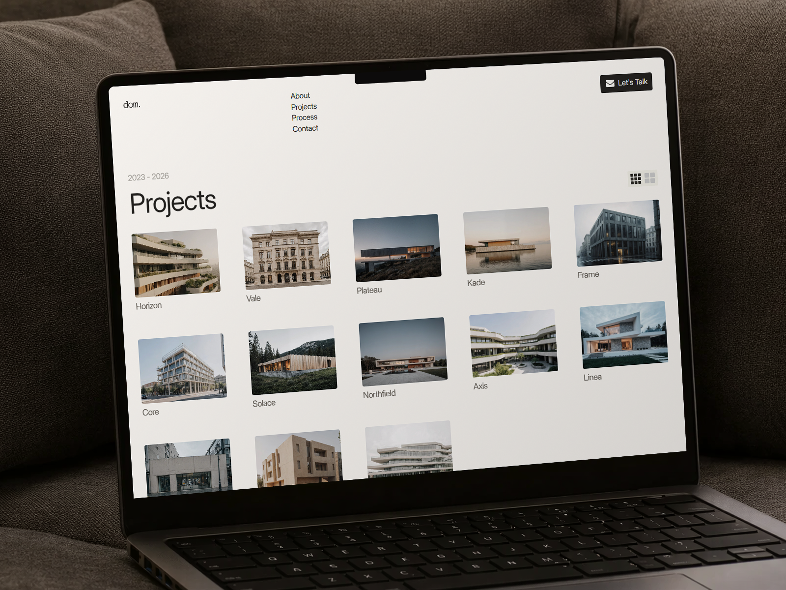 dom — Architecture & Interior Design Template
