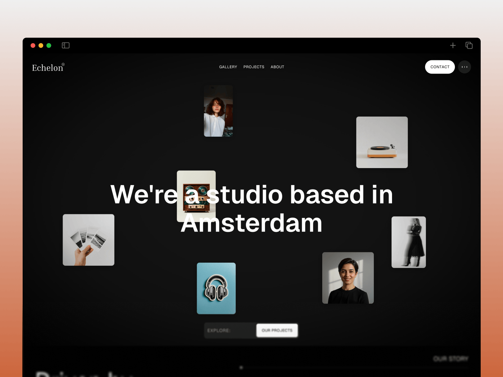 Echelon® — Free Agency Website Template