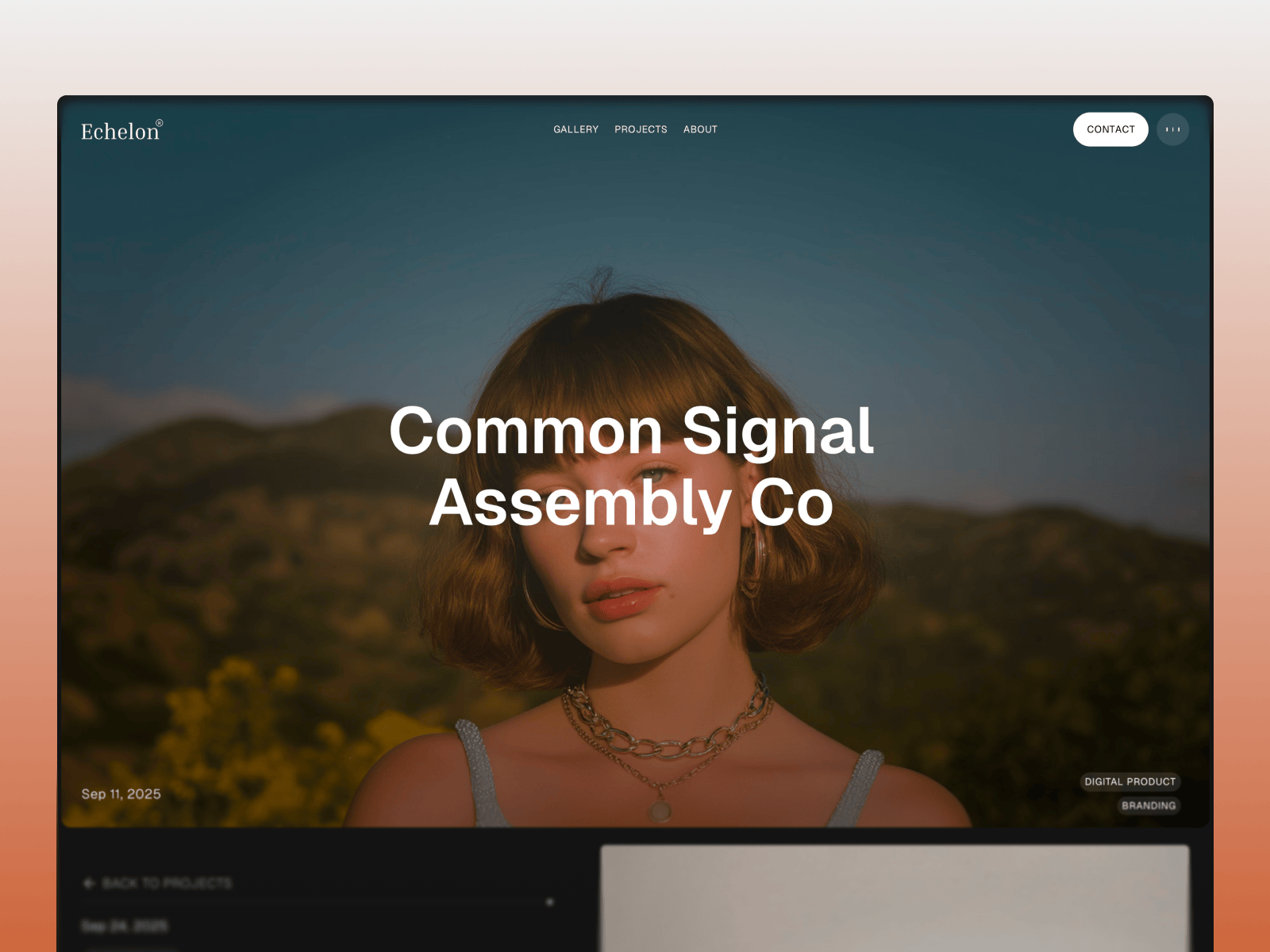 Echelon® — Free Agency Website Template
