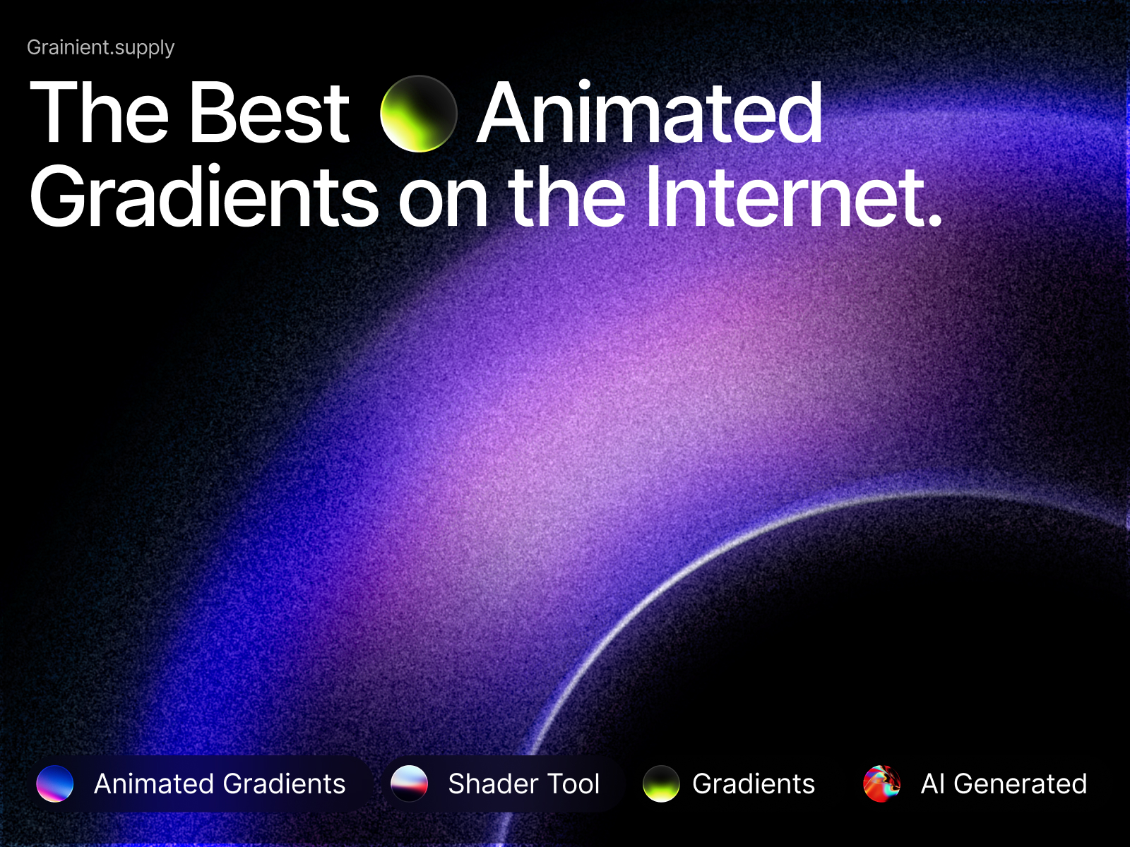 Animated Gradients & Shader Tool - Grainient